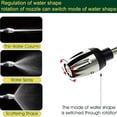thumbnail image 2 of Garden Hose Nozzle with 3 Spray Patterns, High Pressure Water Sprayer for Car Wash, Lawn, Patio Cleaning, Anti-Slip Handle for Pet Bathing, 2 of 10