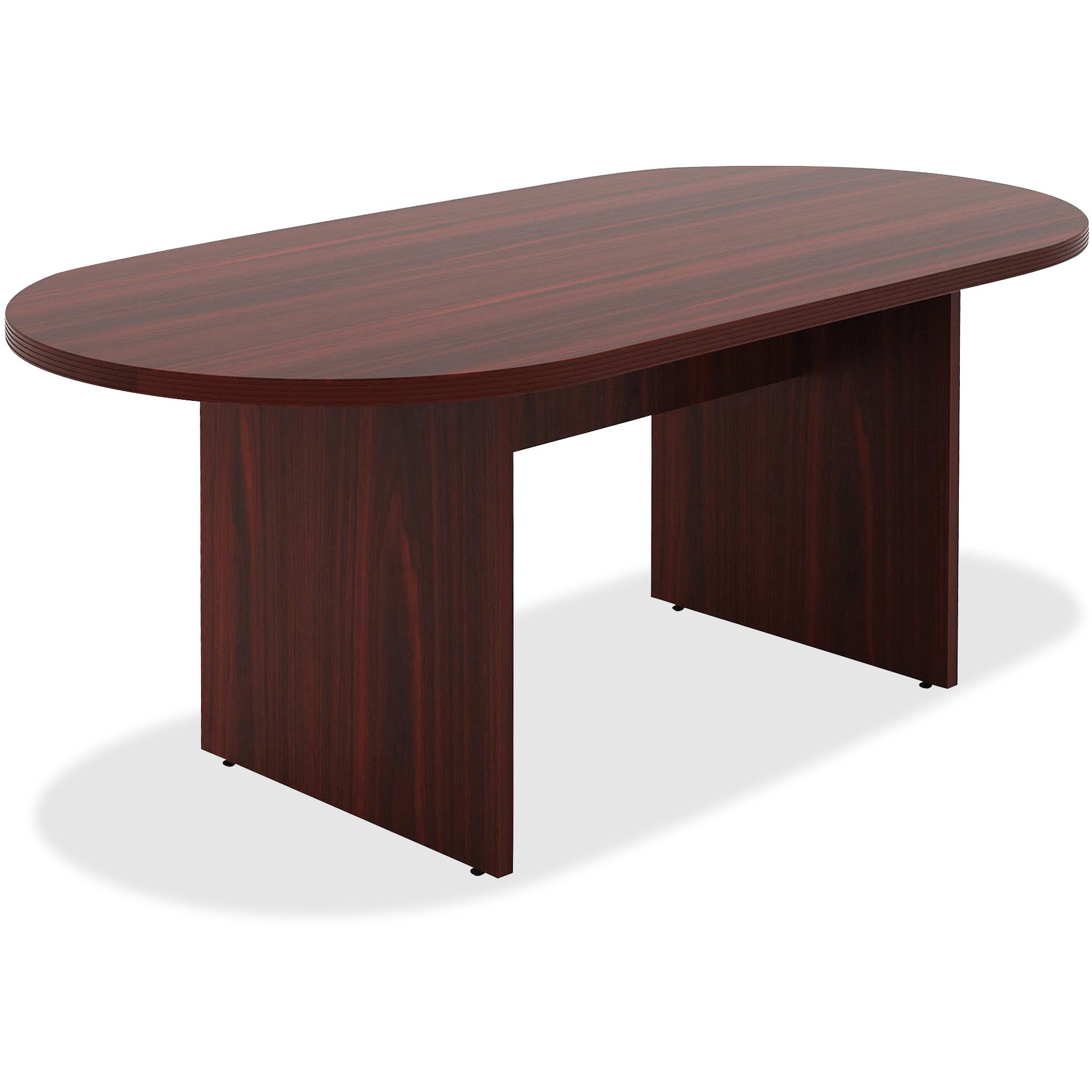 Lorell, LLR34336, Chateau Series Mahogany 6' Oval Conference Table, 1