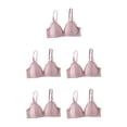 thumbnail image 3 of Sujetador sin Aros Minnieouse para Mujer Lencería de Realce Bralette Íntimo Morado Claro S/M 70/75AB, 3 of 6