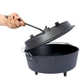thumbnail image 4 of Yiyuanjin pre-Seasoned Cast Iron Dutch Oven with Lid, 4.5 Quart Outdoor Camping Pot BBQ Cooking Pot, 4 of 8