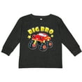 thumbnail image 3 of Inktastic Monster Truck Big Bro Boys Long Sleeve Toddler T-Shirt, 3 of 5