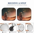 thumbnail image 6 of Sikiie Astronaut On Mars A Print Foldable Car Windshield Sun Visor, Car Window Sunshade Suitable for Sedan, SUV and Truck Car Accessories-Small, 6 of 6