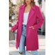 thumbnail image 5 of Blazer PRETTYGARDEN Mujer Manga Larga Solapas Bolsillos Rojo Rosado Talle S, 5 of 8