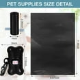 thumbnail image 5 of 3000 Count Dog Poop Bags Pet Waste Bags for Poop with 3 Dispensers for Home, Outdoor, Puppy Walking, and Travel, 12 x 8.6 Inch(Hot Pink), 5 of 9