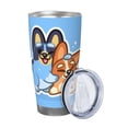 thumbnail image 2 of Johaoi Bluey Print 20oz Tumbler,Travel Coffee Mug Tumbler with Flip Lid Stainless Steel Water Bottle Gifts for Women Men Him Her-Without Straw, 2 of 8