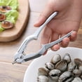 thumbnail image 3 of Multifunctional Seafood Device Clam Opener Oyster Sucker Zinc Alloy Shellfish Remover Kitchen for Eating Cooking, 3 of 8