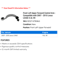 thumbnail image 2 of Front Left Upper Forward Control Arm - Compatible with 2007 - 2015 LS460 4.6L V8 2008 2009 2010 2011 2012 2013 2014, 2 of 2