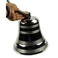 thumbnail image 5 of "Premium Nautical Aluminum Bell with Nickel Plating | Pirate's Ship Bell |   Wall Decor | Nagina International (12 Inches)", 5 of 5