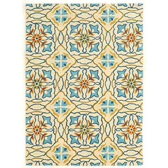 Riverbay Furniture 8' x 10' Hand Tufted Rug in Ivory