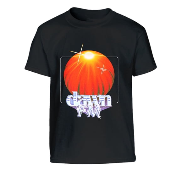 The Weekndddd Merch Dawn Fm Cotton Black T Shirt Full Size Unisex SE297