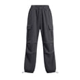 thumbnail image 6 of ZHYou No Boundarie Womens Cargo Pants Casual Drawstring Baggy Loose Fit Lightweight Flare Workout Hiking Trousers,Black,Size L, 6 of 6