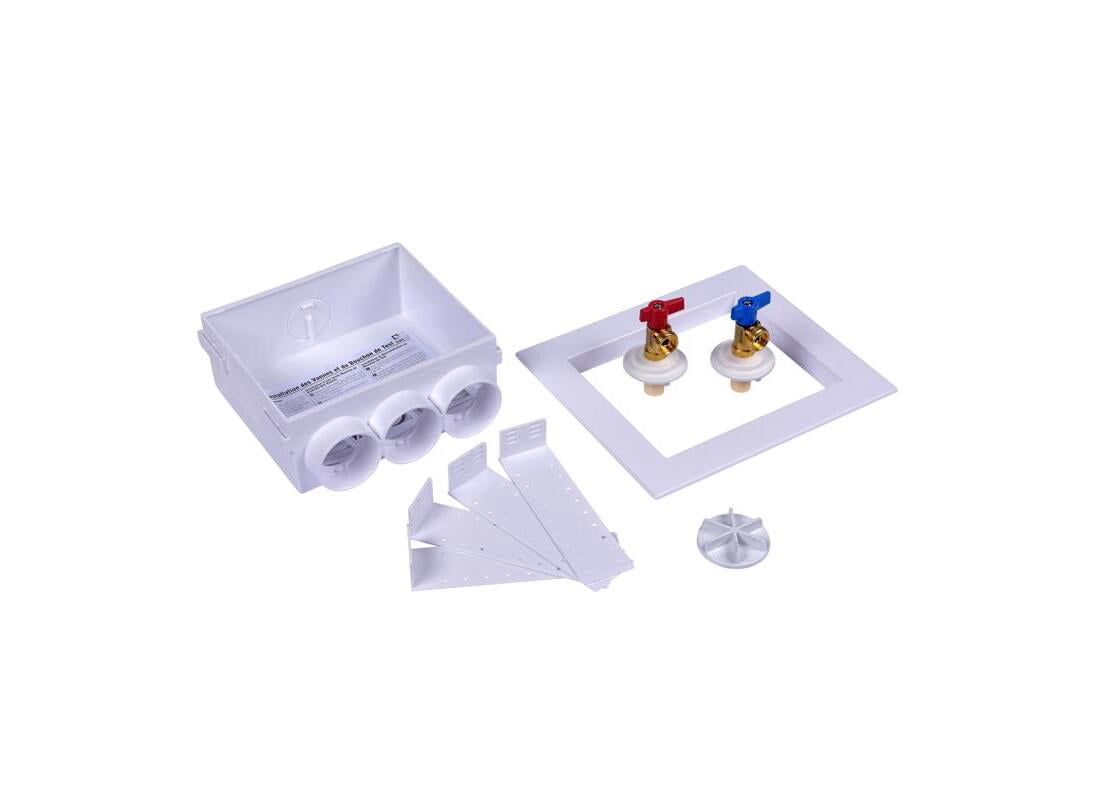WASH MACH DBL OUTLET BOX(Pack of 1)