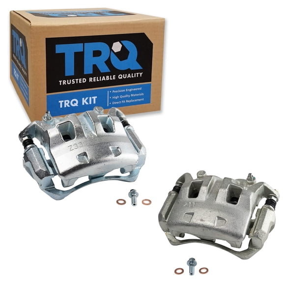 TRQ Front Brake Caliper Set Compatible with 2005-2019 Nissan Frontier