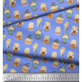 thumbnail image 2 of Soimoi Cotton Duck Fabric Cute Girl Kids Fabric Prints By Yard 56 Inch Wide, 2 of 5