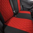 thumbnail image 3 of TLH Red Rear Neosupreme Custom Fit Seat Covers for 2021-2022 Toyota Rav4 Hybrid | Hybrid Prime with Water Resistant Neoprene Insert, 3 of 7