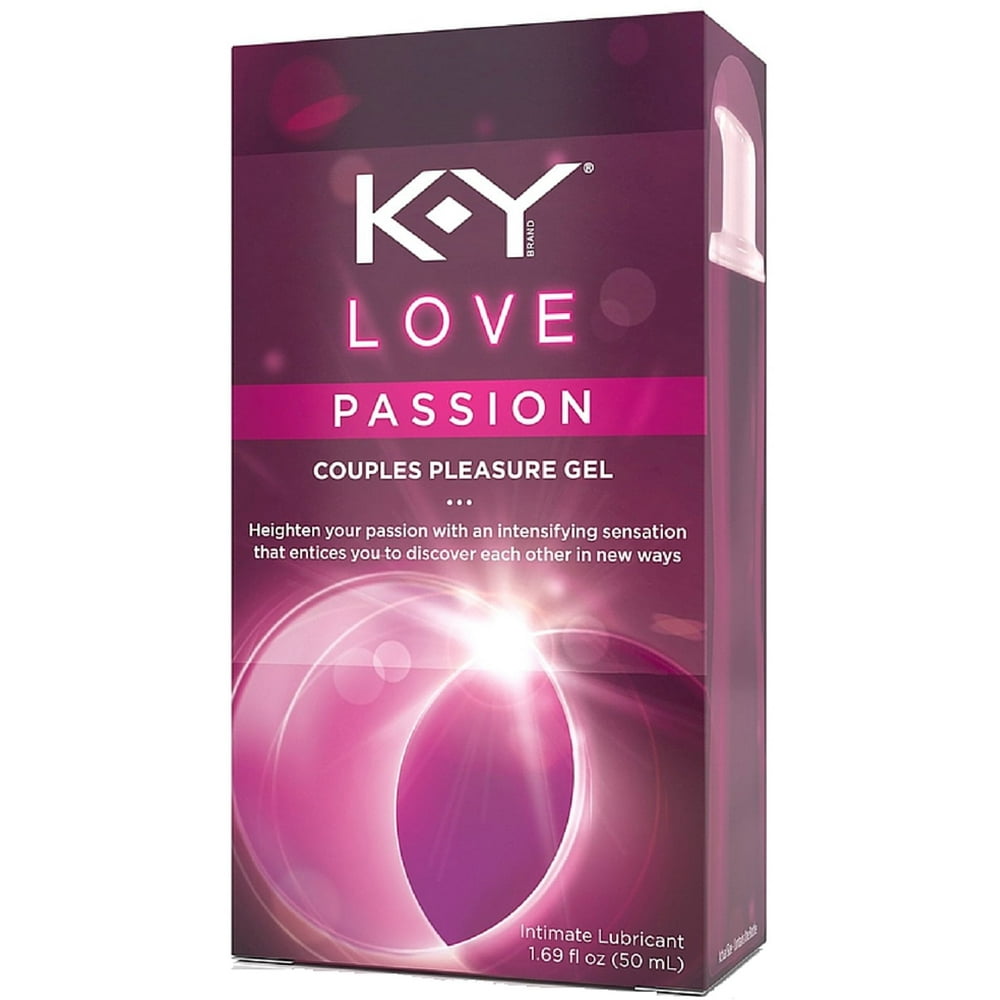 KY Love Passion Couples Pleasure Gel Intimate Lubricant 1.69 oz (Pack