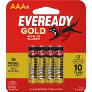 بطاريات Eveready Gold Aaa، 4 قطع