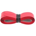 thumbnail image 4 of Badminton Racquets Grips, Thin  PU Comfortable Feel Sweat Absorption Tennis Racket Handle Grips  For Squash Red, 4 of 8