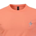 thumbnail image 3 of Workout Sets for Men Men's Solid Color Short Sleeve Round-Neck Top Pocket Elastic Waist Shorts Casual Fashion Set Orange M, 3 of 4