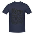 thumbnail image 4 of Bingfone Home Is Where Our Story Begins Men'S Loose Fit Short-Sleeve Pocket T-Shirt, 4 of 7
