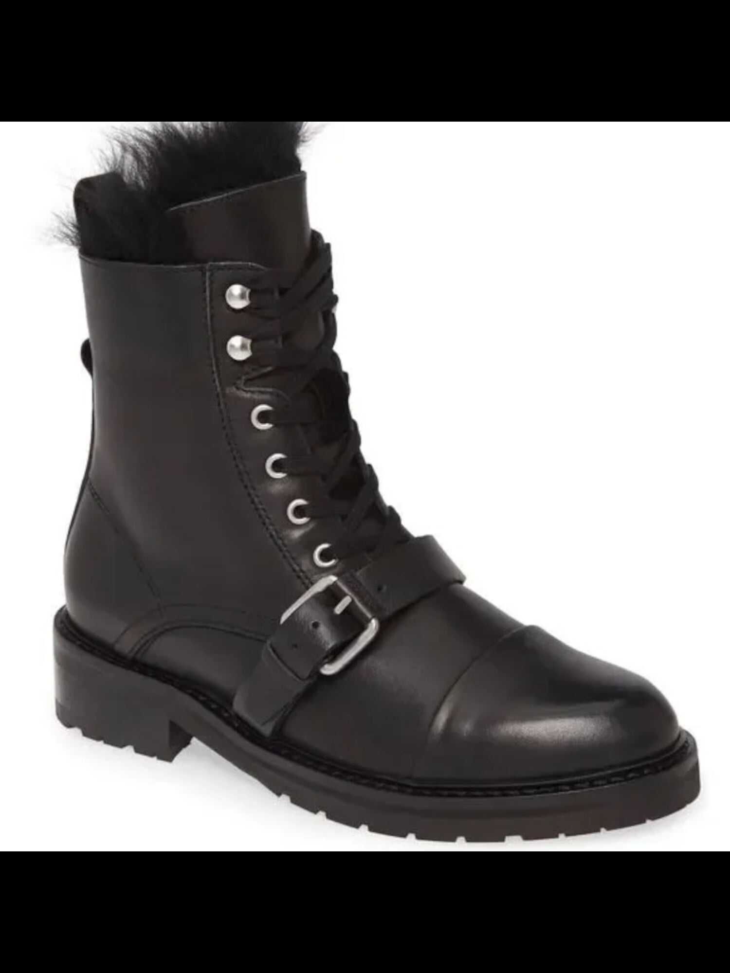 Leather Combat Boots 