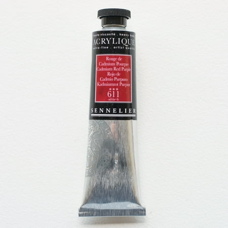 UPC: 3046450065180 | Sennelier Extra-Fine Artists Acrylic Color 60ml Tube Cadmium Red Purple S6