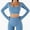 Haze Blue, variant on Women (only coat) Long Sleeve Workout Top Built-in Bra Moisture-Wicking Slim-Fit Yoga Shirt Spring Summer Fitness Training Athletic Wear Sports Outfit Gym Clothes