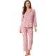 thumbnail image 1 of Conjuntos de pijama para mujer Ropa de dormir de manga larga Traje de noche suave para mujer Conjuntos de salón Pj Rosa M, 1 of 6