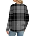 thumbnail image 5 of LTTVQM Womens Shirts Long Sleeve Color Block Casual Crewneck T Shirts Cute Tops Spring Fall Fashion Clothing Light Gray S, 5 of 5