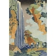 thumbnail image 2 of Hokusai 18x24 White Modern Wood Framed Museum Art Print Titled - Ono Waterfall, The Kiso Highway, 2 of 4