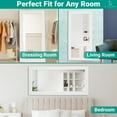 thumbnail image 6 of Home Imports Emporium Mosaic Style Full Length Mirror Standing Hanging/Leaning Against Wall, Large Rectangle Free Standing Full Body Dressing Mirror, 6 of 17