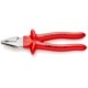 thumbnail image 1 of KNIPEX 02 07 225 Pinza universal para trabajos pesados aislados por inmersión en plástico reforzado, según norma VDE cromado 225 mm, 1 of 1