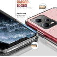 thumbnail image 3 of Compatible with Xiaomi Poco X5 Case Cute Glitter Clear Sparkly Cases Shockproof Redmi Note 12 5G / Poco X5 Phone Case for Women Girls Silicone Slim Bling Protective Cover (Pink), 3 of 14