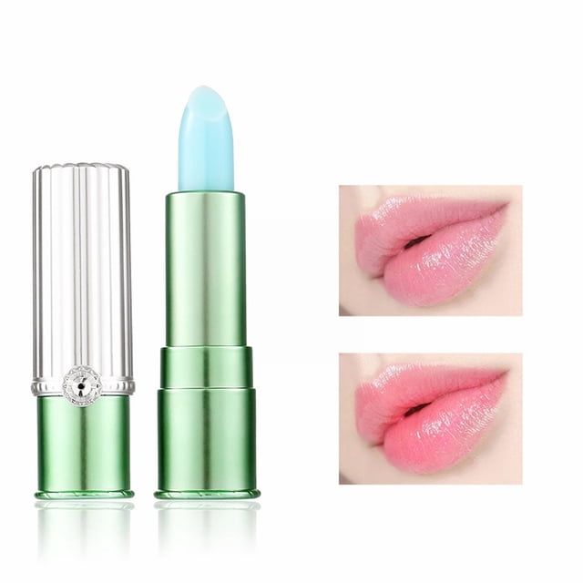WIFKLSIIPG Color Temperature Lipstick Cup Blue Balm Change Change Lipstick Change Lip Non Stick Lip Temperature Color Change Lipstick