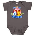 thumbnail image 3 of Inktastic Its My Birthday Circus Tent with Lion 1 Year Old Boys or Girls Baby Bodysuit, 3 of 5