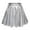 Silver, variant on KTMKH Women's Casual Fashion Shiny Metallic Flared Pleated A-Line Mini Skirt