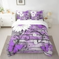 thumbnail image 2 of Castle Fairy Teens Floral Butterflies Bedding Comforter Set 7pcs,Retro Vintage Cabin Queen Bedding Sets Super Cozy,Chic Daisy Flowers Queen Sheet Sets,Luxury Bedroom Decor,Reversible, 2 of 8
