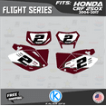 thumbnail image 2 of Kalair GFX Graphics Kit for Honda CRF250X ENDURO (2004-2007) Flight Series, 2 of 5