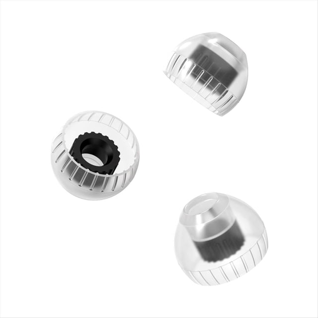 Tapones para los Oídos Tapones para los Oídos Silicona Estructura Doble Soporte Auriculares con Memoria Tapones para los Oídos 3 Pares Auriculares Tapones los Oídos Talla M Negro