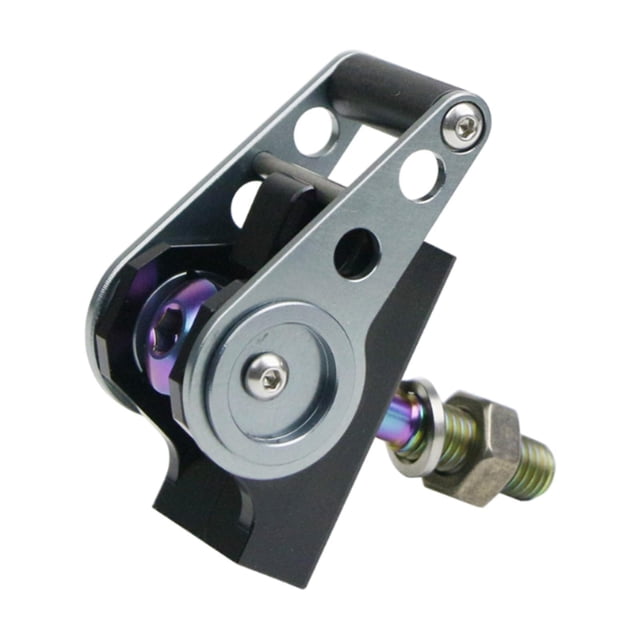 Ciclismo de accesorios de alto rendimiento plegable para bicicleta. Titanio negro
