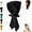 Black, variant on Embellished Knit Balaclava 2-in-1 Women Winter Knitted Hooded Hat Scarf, Warm Wrap Head Scarves Neck Warmer Pullover Ski Mask