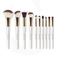 thumbnail image 1 of SACE LADY 10PCS Makeup Cosmetic Brushes Kit Set Foundation Concealers Eye Shadows Brow/ Fan Brush/ Angled Shading Brushes for Beginner Salon Show Performance Daily Use Portable, 1 of 8