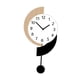 thumbnail image 2 of Reloj de pared Arte de pared Regalo elegante Moderno Simple Elegante Creativo Silencioso Decoración para Altura total 40 cm, 2 of 9
