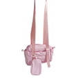 thumbnail image 4 of Bolsa de viaje para gimnasio, bolsa de lona con cartera pequeña extraíble, múltiples bolsillos, bolso de mano Rosa, 4 of 9