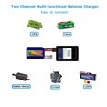 thumbnail image 2 of ISDT BATTGO BG-8S LiPo Battery Checker Tester, Smart Digital Battery Capacity Tester With LCD Display for Life/Li-ion/NiMH/Nicd, Battery Balancer, 2 of 9
