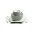 thumbnail image 3 of Gibson Home Soho Lounge 16 Piece Square Stoneware Dinnerware Green (100142.16RM), 3 of 6