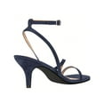 thumbnail image 3 of Womens Ankle Strap Sandal Heels Low Kitten Heel Square Toe Strappy Heeled Sandals, 3 of 4