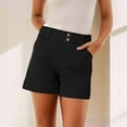 thumbnail image 5 of Women Stretch Twill Shorts Polyester for Summer and Various Activities, 5 of 7