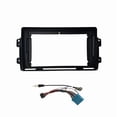 thumbnail image 1 of Panel de instalación de fascia for radio de automóvil de 9 pulgadas for SUZUKI SX4 2006 2012 Kit de marco de placa frontal de bisel de montaje estéreo de doble DIN, 1 of 5