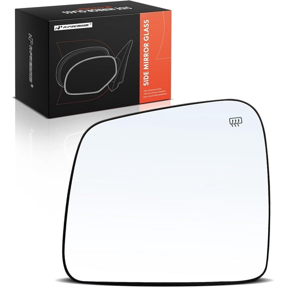 A-Premium Left Driver Side Heated Mirror Glass Compatible with Dodge Durango 2011-2023 & Jeep Grand Cherokee 2011-2021, Grand Cherokee WK 2022, Rear View Side mirror glass,Replace# 68092051AB